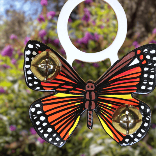 BELLS - HAND-PAINTED LEATHER DOORKNOB BELLS