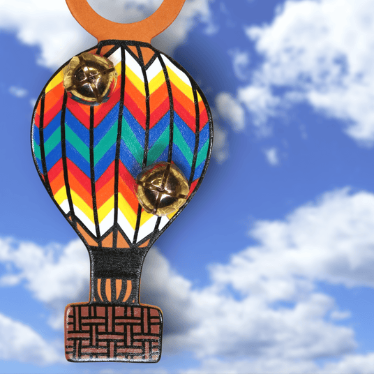 BELLS - HAND-PAINTED LEATHER DOORKNOB BELLS