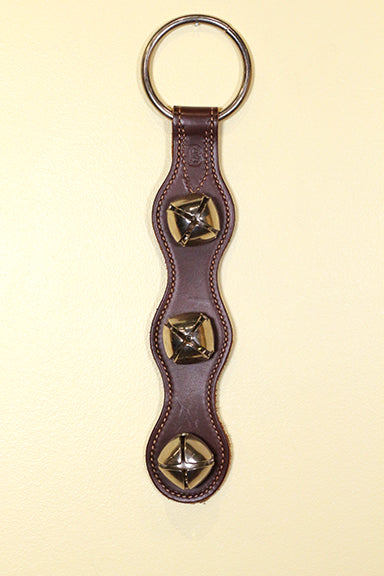 3 Plated Bells on Scalloped Doorhanger