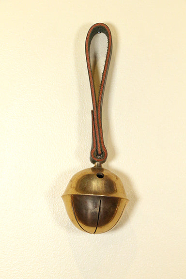 #4 Solid Brass RUMP Bell with Leather Handle