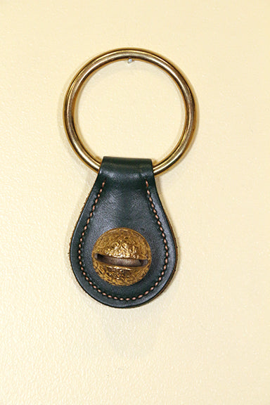 Single Bell Doorhanger - Solid Brass Raspberry Bell