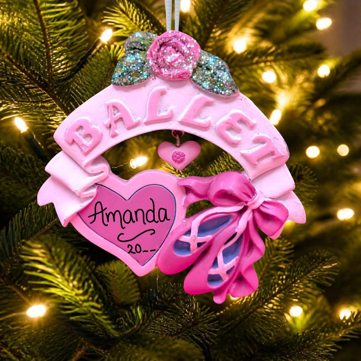 Ballet Heart Ornament