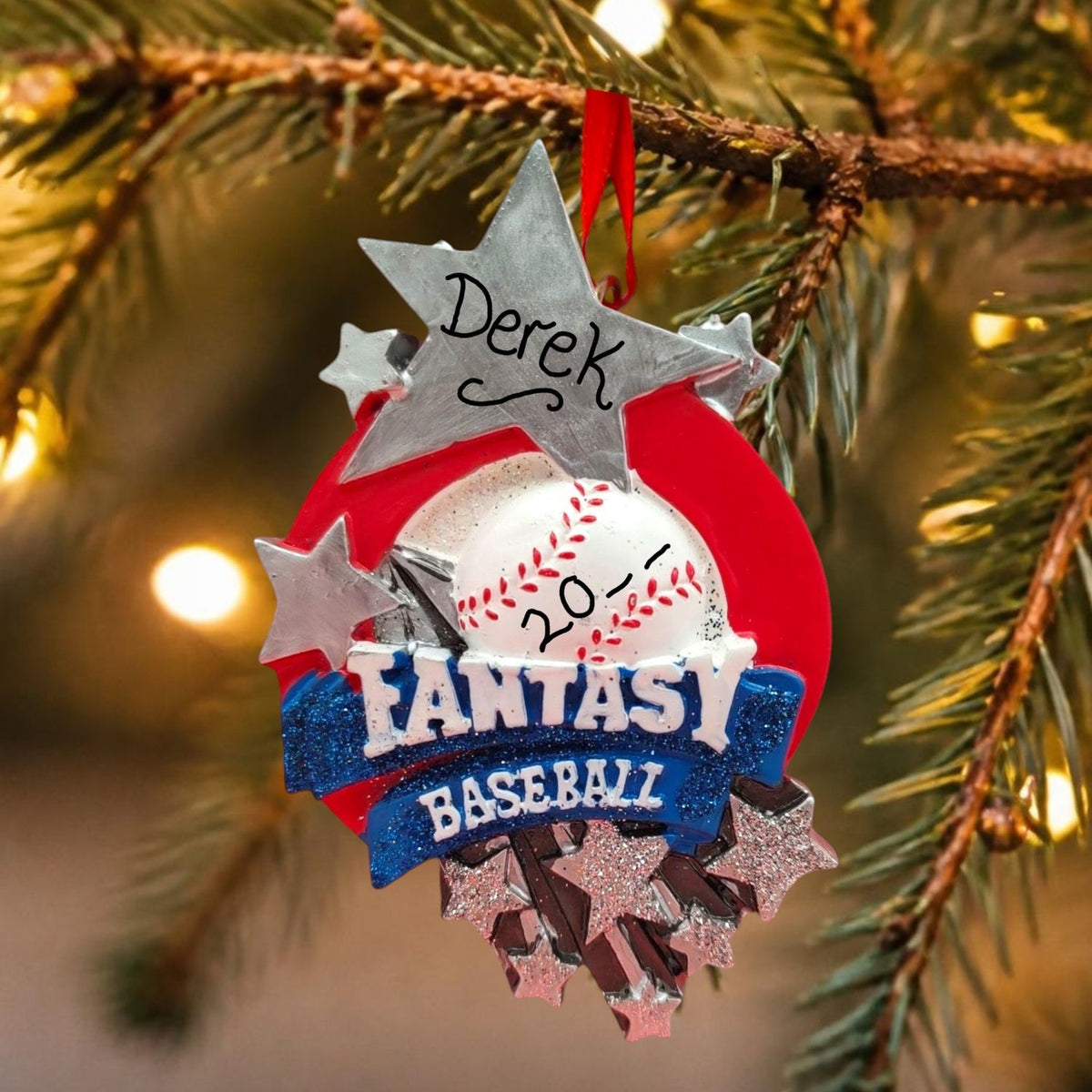 Fantasy Baseball Ornament