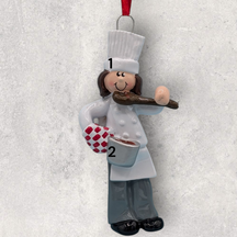 Chef, Baker & Cook Ornament (Female)