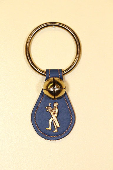 GOLFER CHARM on Leather Teardrop - 1 Bell