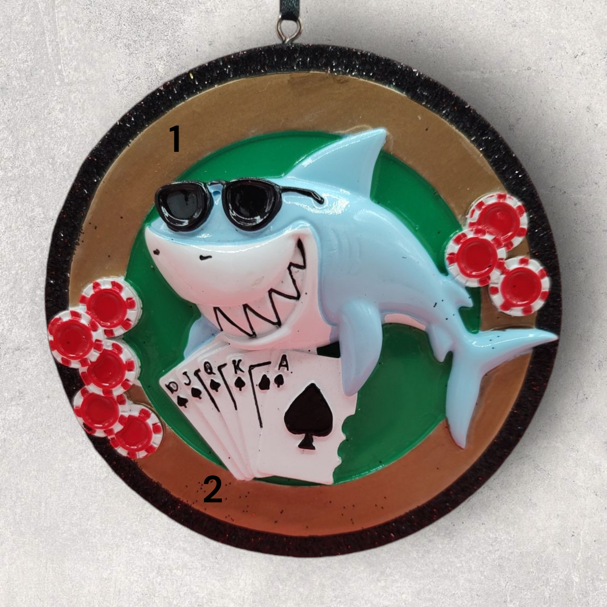 CARD SHARK Ornament