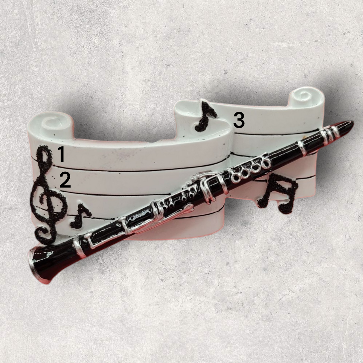 CLARINET on MUSIC Ornament