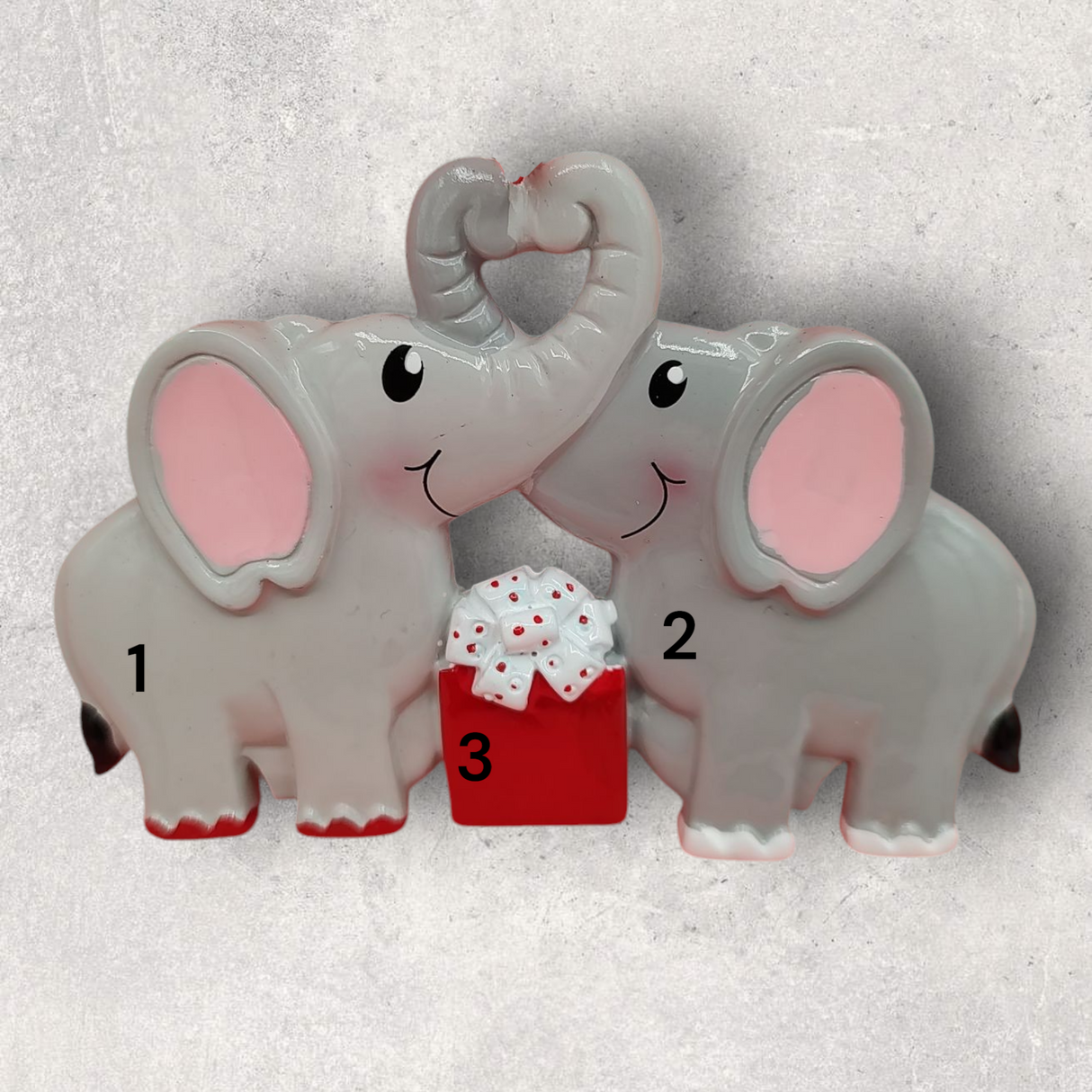 ELEPHANT DUO / COUPLE Ornament