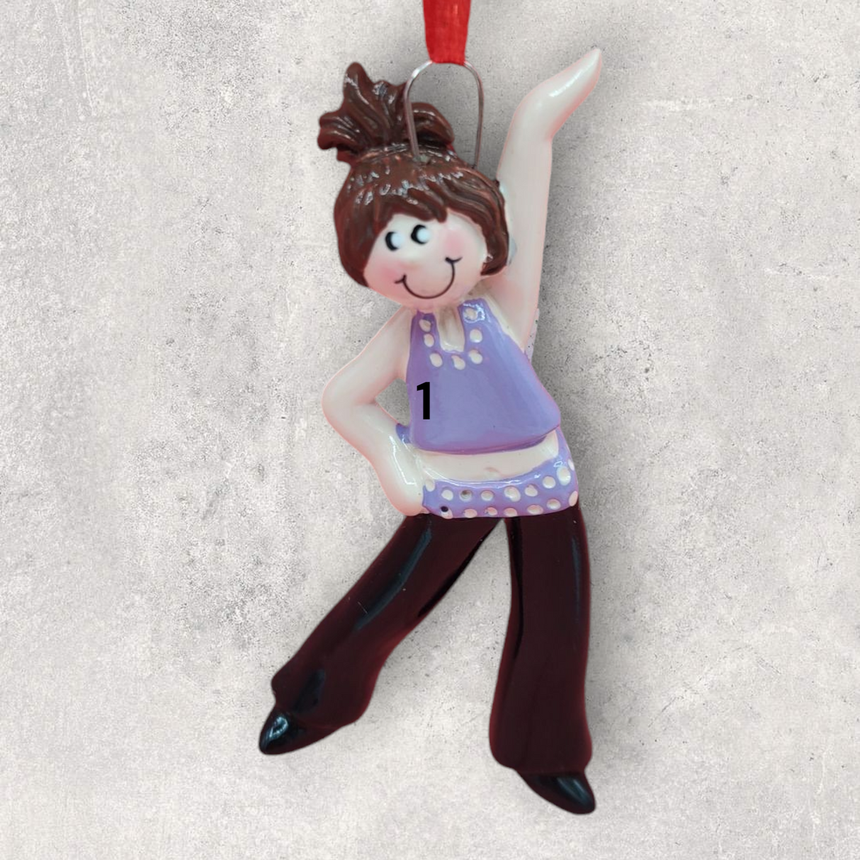 DANCER Ornament - BRUNETTE