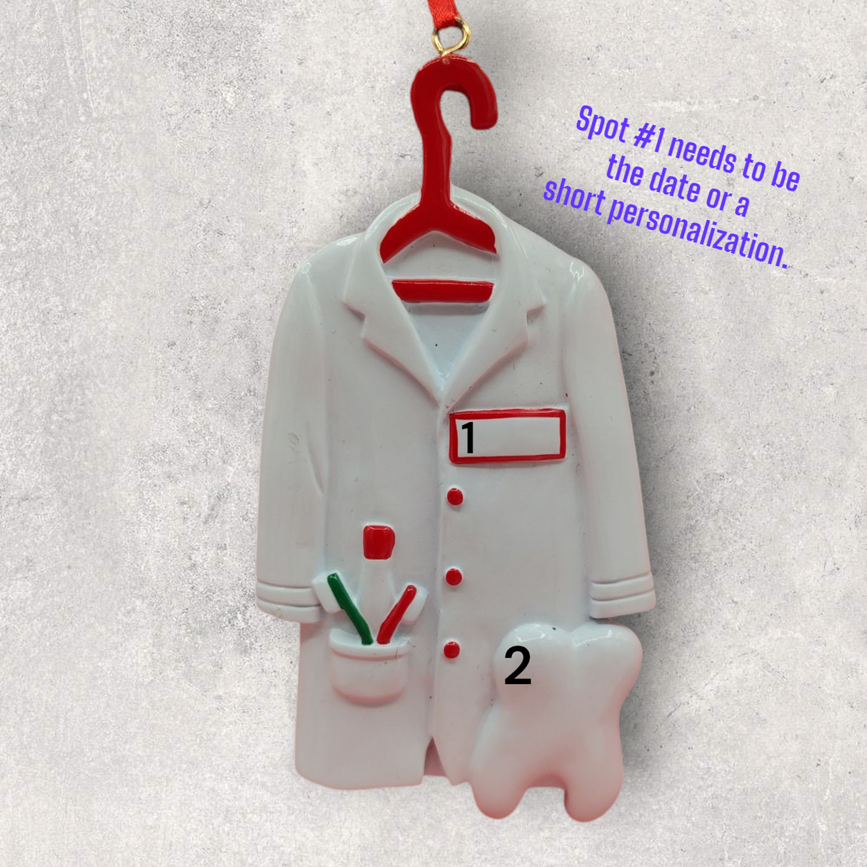 DENTIST COAT Ornament