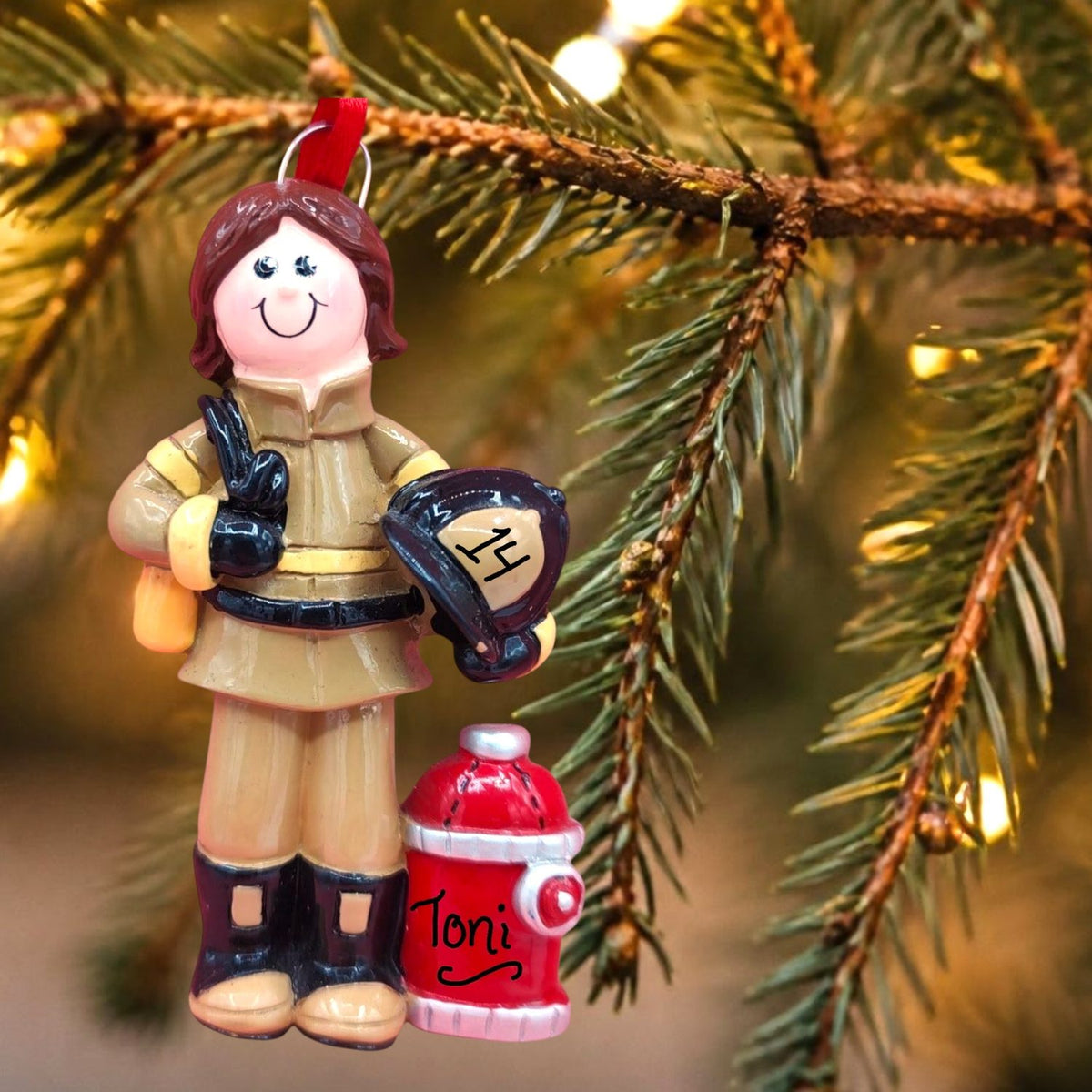 FIREFIGHTER Ornament - FEMALE