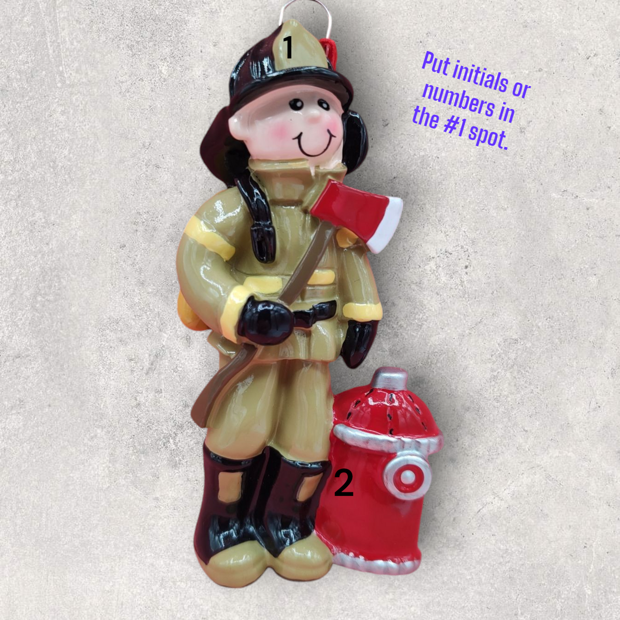 FIREFIGHTER Ornament - MALE