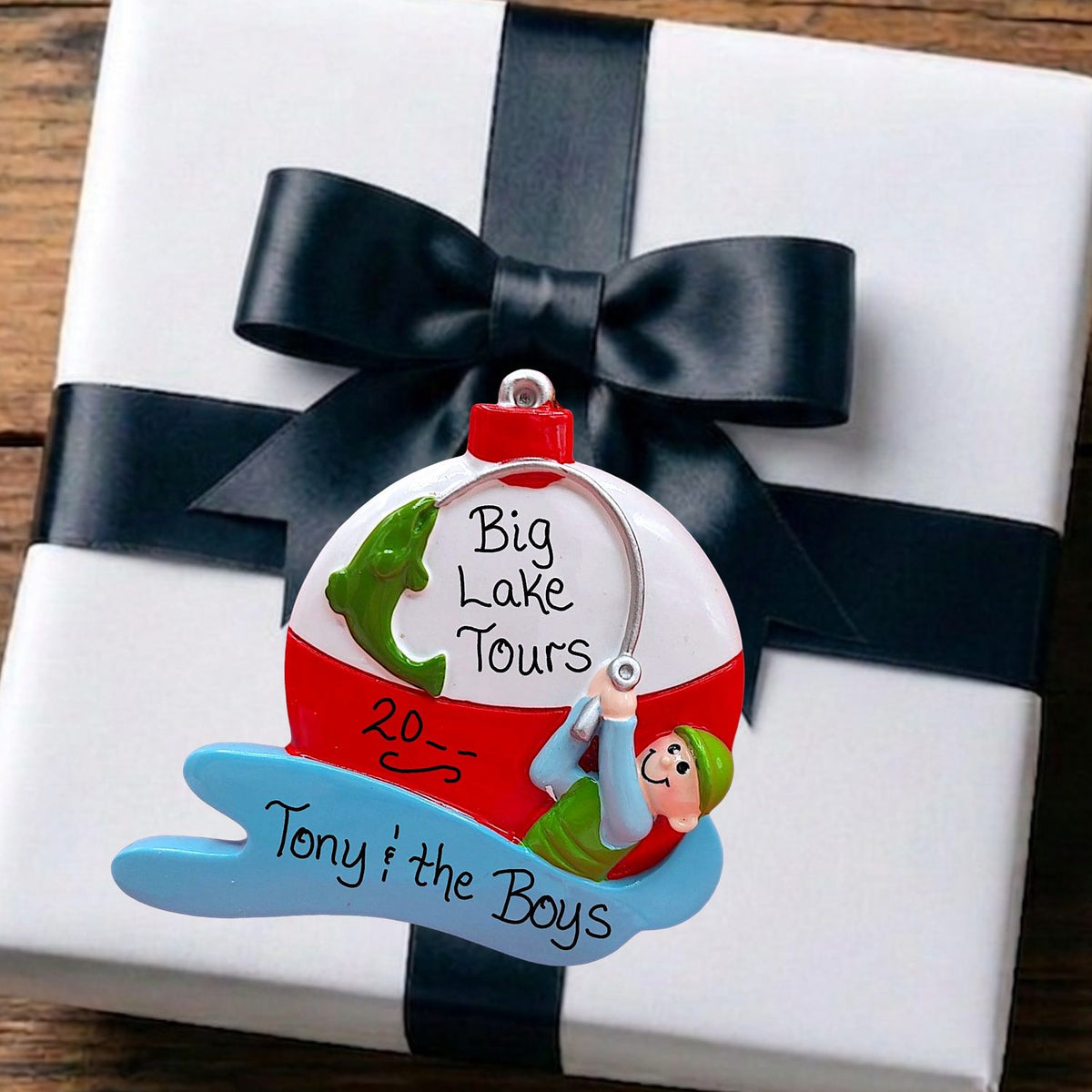 Fishing Ornament - Landing A Catch / Giant Bobber