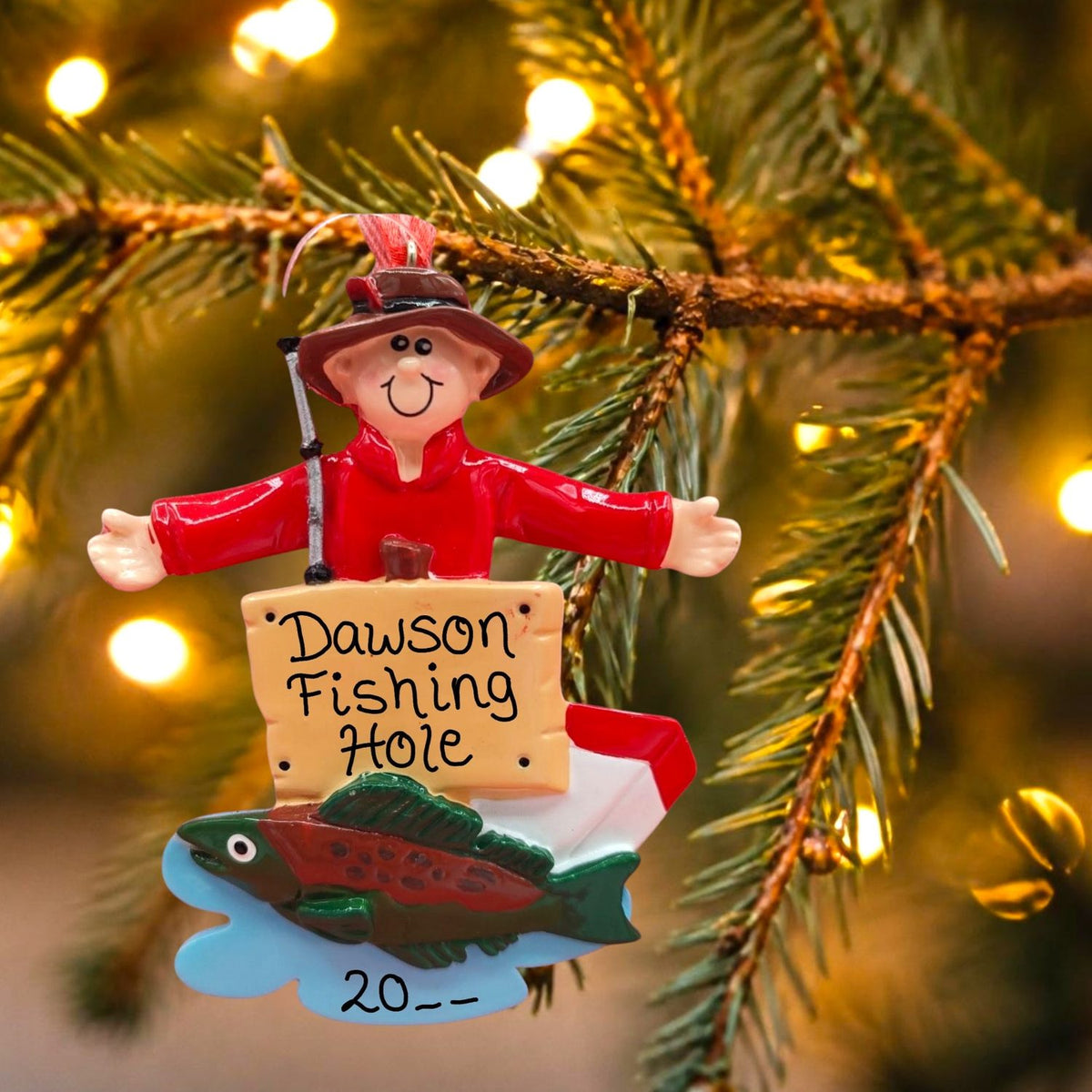 Fish Tales (It was THIS big!!) Ornament