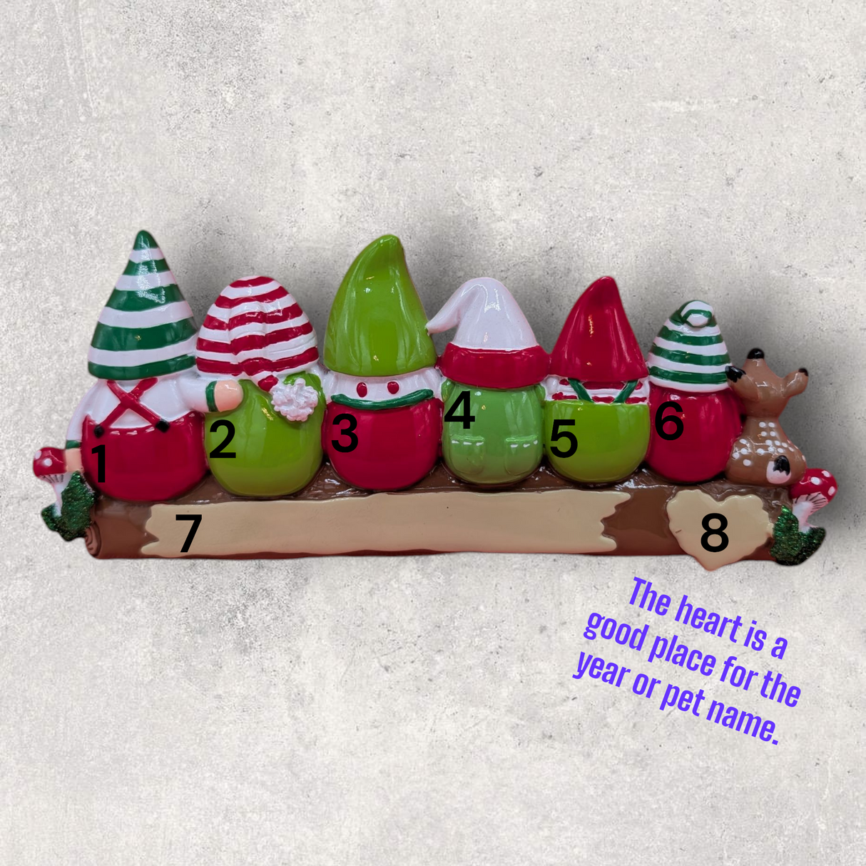 6 GNOMES Ornament