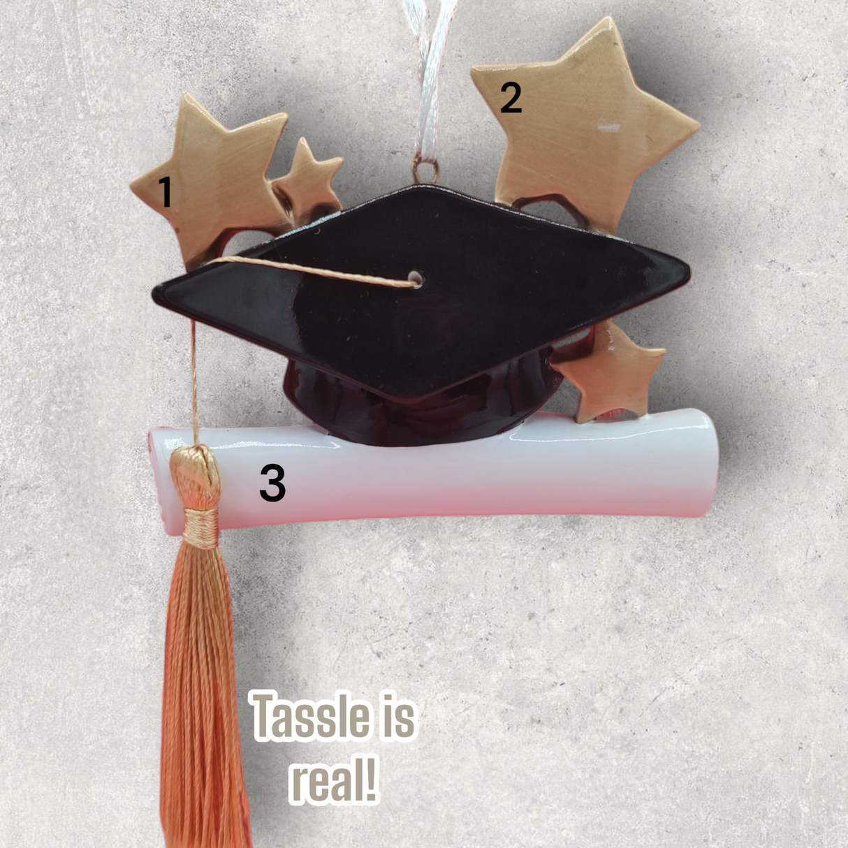 GRADUATION Ornament - CAP & TASSEL