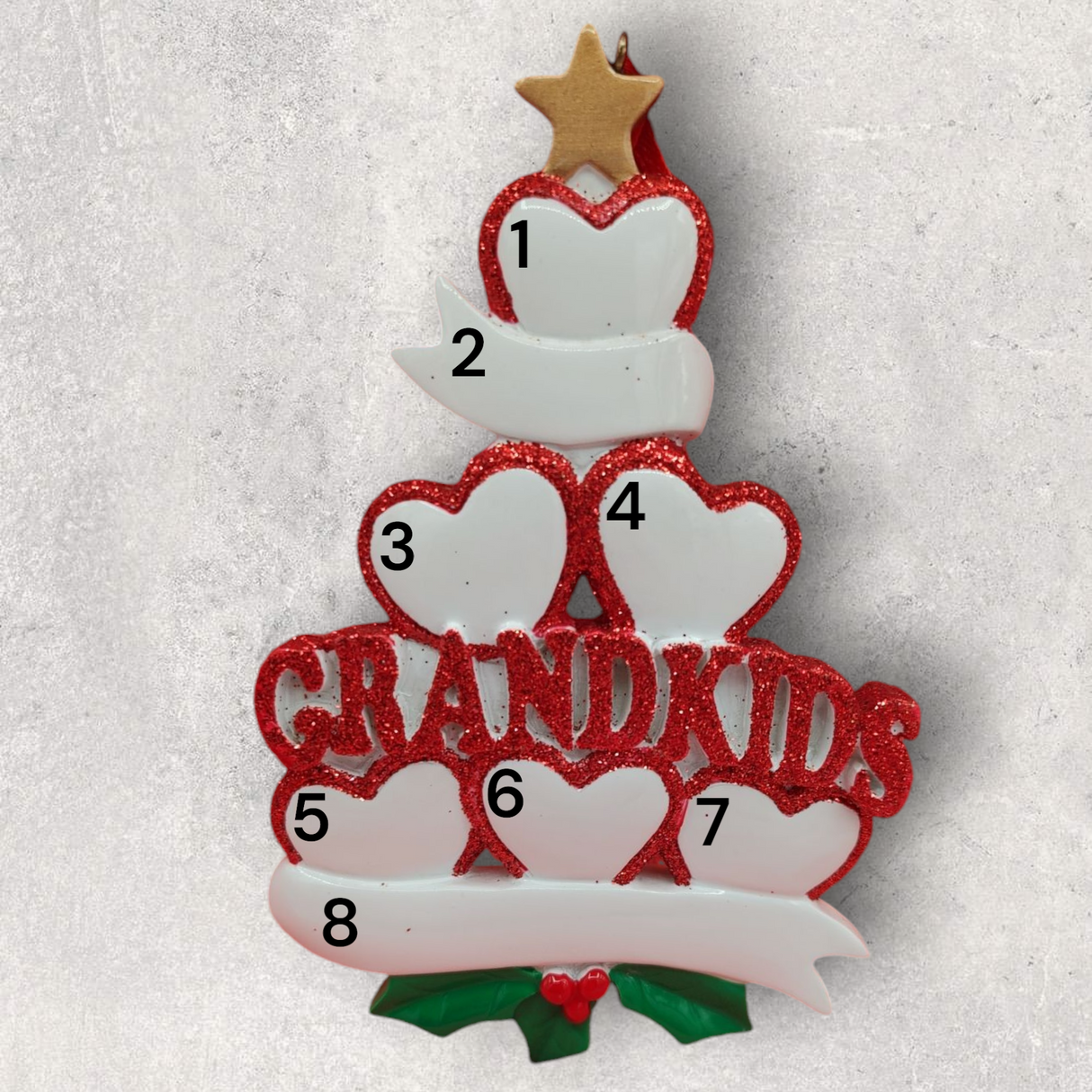 6 GRANDKIDS Ornament