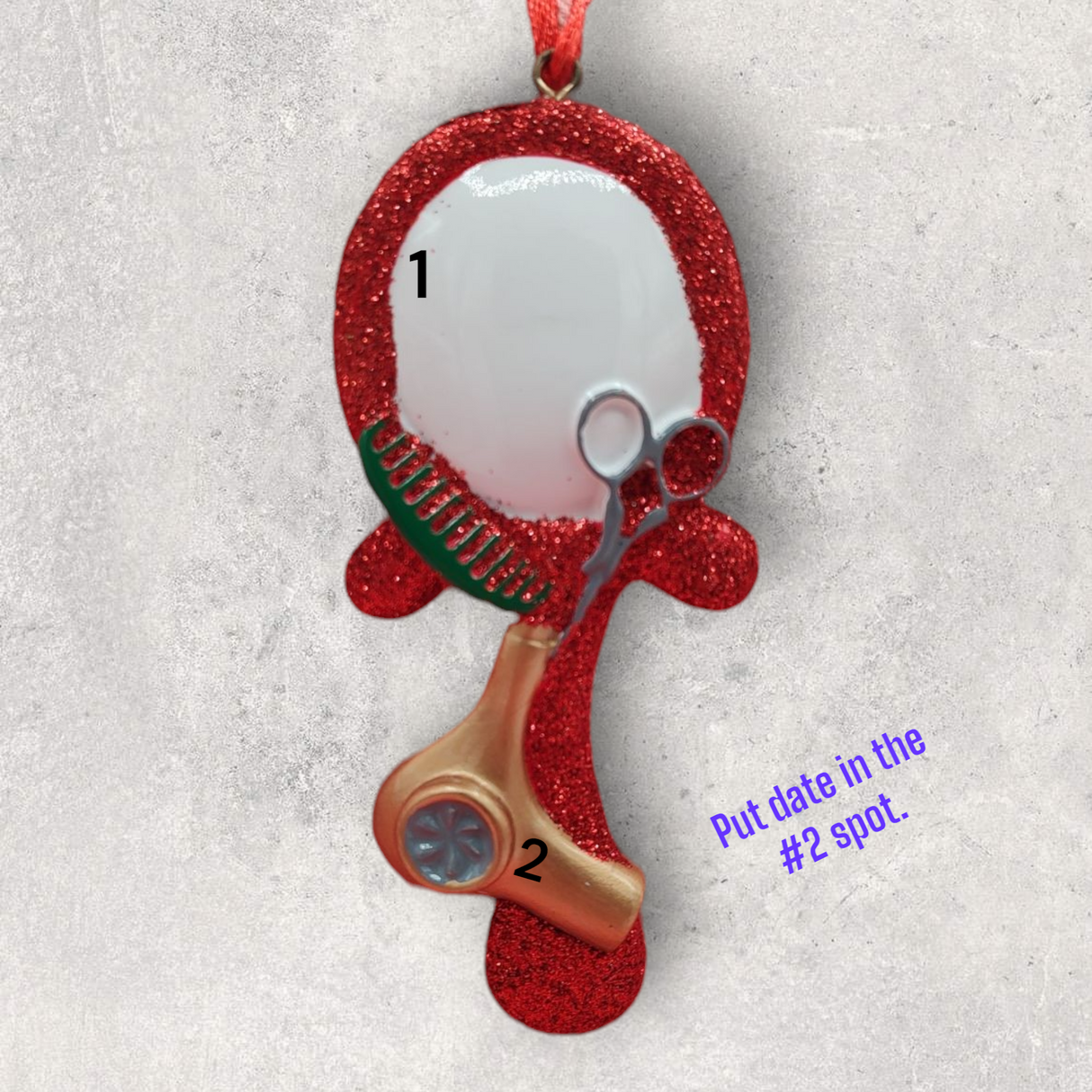 HAIRSTYLIST Ornament - RED MIRROR