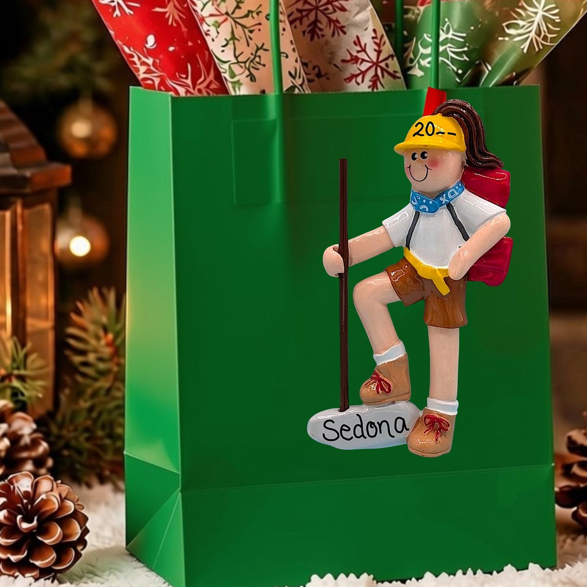 Hiker Ornament - Female