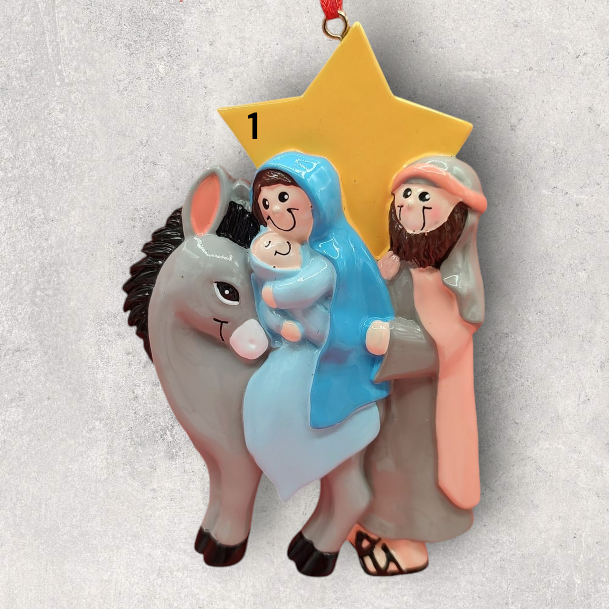 HOLY FAMILY Ornament - FLIGHT to EGYPT
