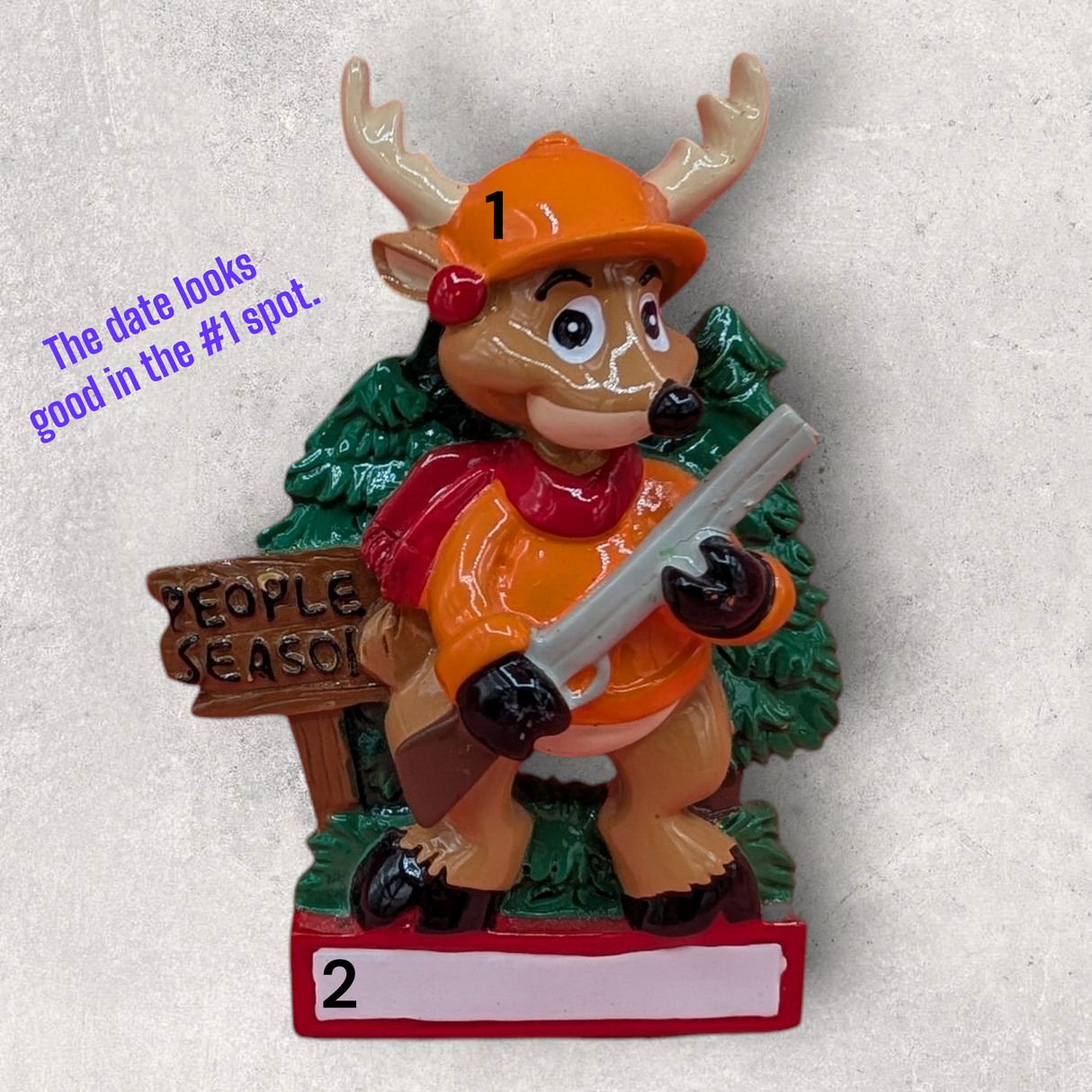 HUNTING - "PEOPLE SEASON" Ornament