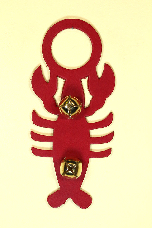 LOBSTER - LEATHER Doorknob Bell