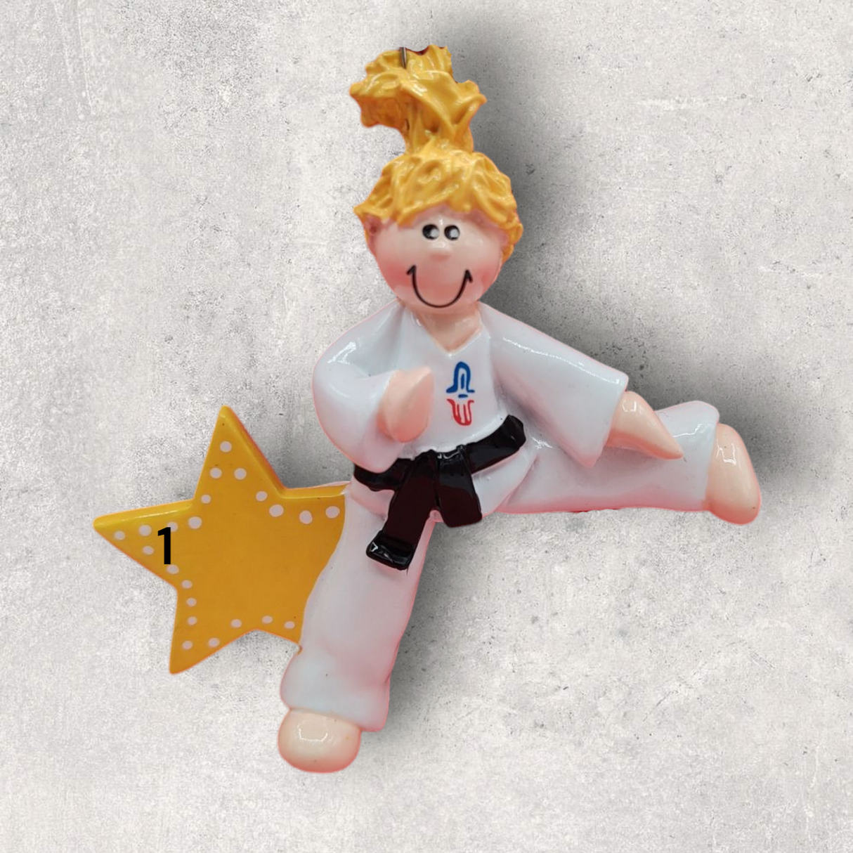 KARATE Ornament - BLONDE FEMALE