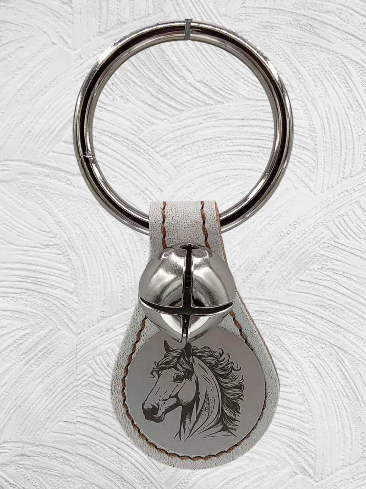 HORSE HEAD Image on Teardrop - 1 Bell