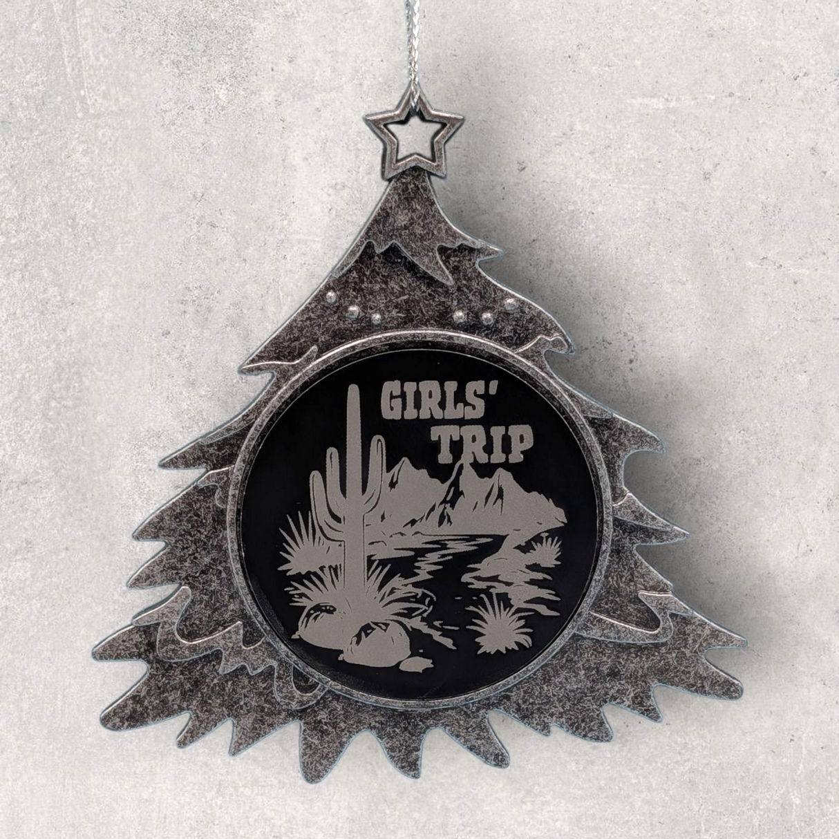 DESERT TRIP Ornament - 2-Sided Engraved - Personalizable