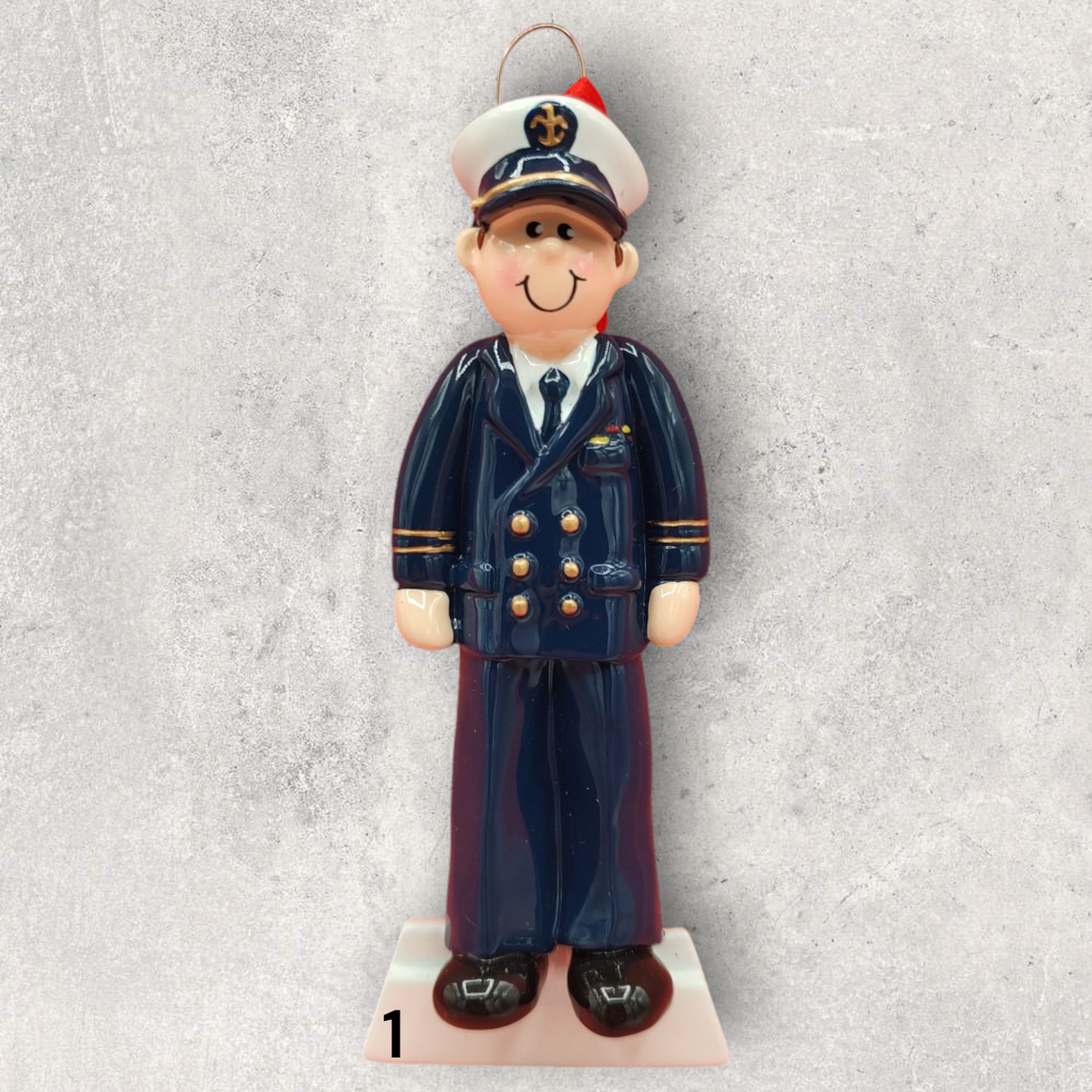 NAVY OFFICER in DRESS UNIFORM Ornament