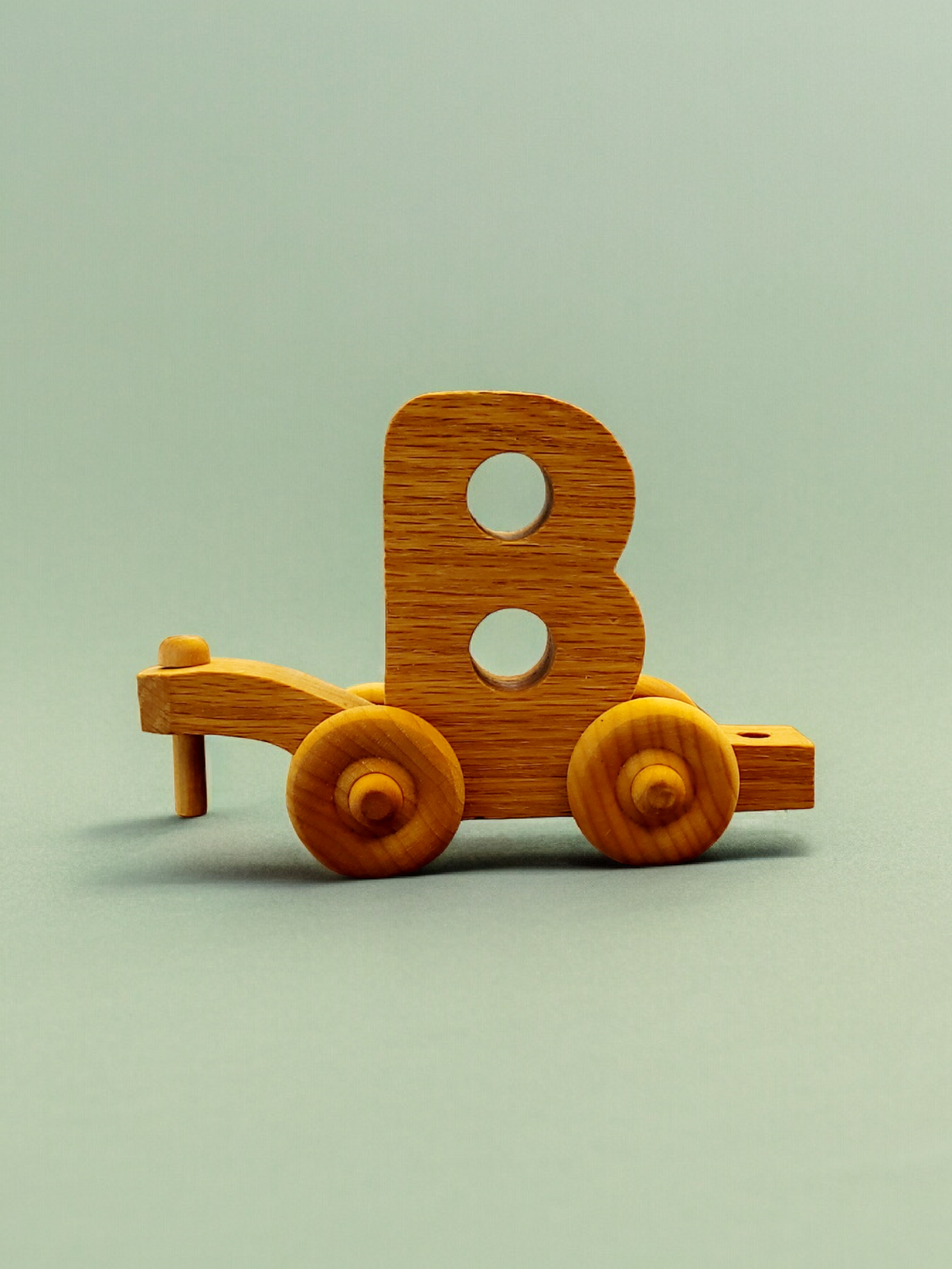 Wooden Alphabet Train Letter B