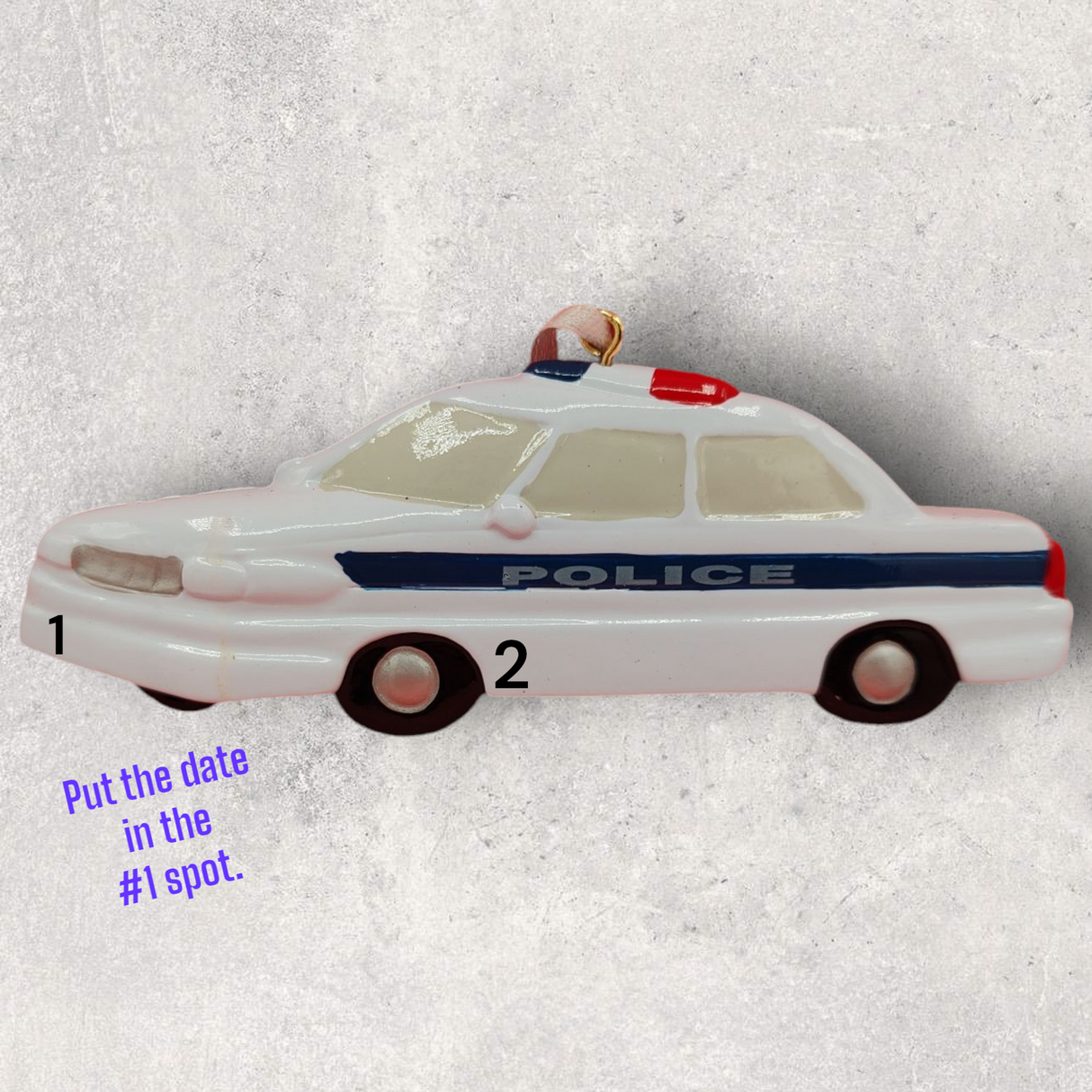 POLICE CAR Ornament