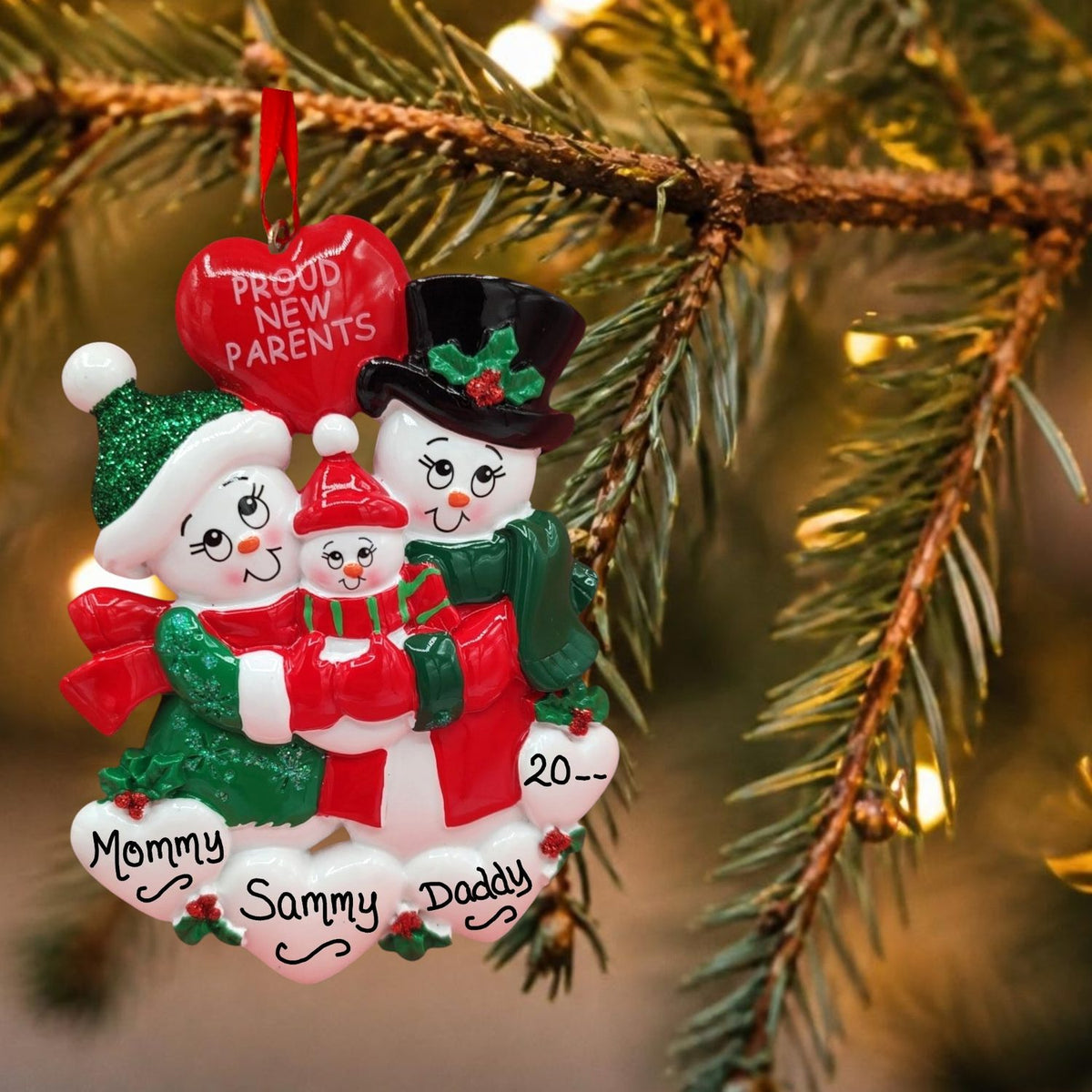 Proud New Parents Ornament
