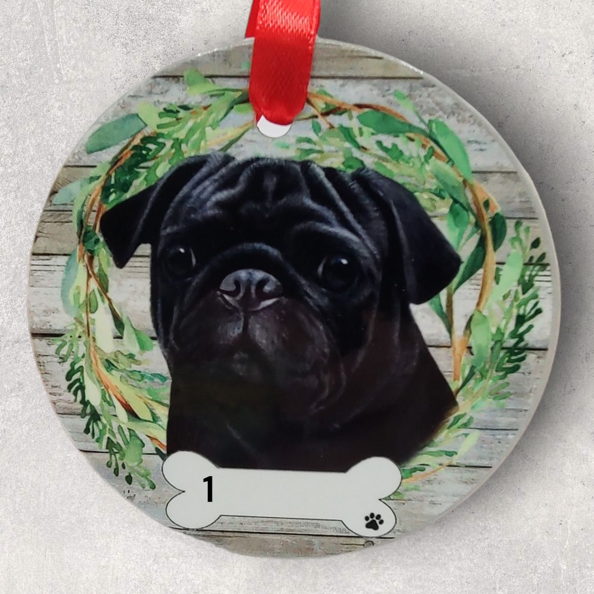 DOGS - PUG (BLACK) - Disc