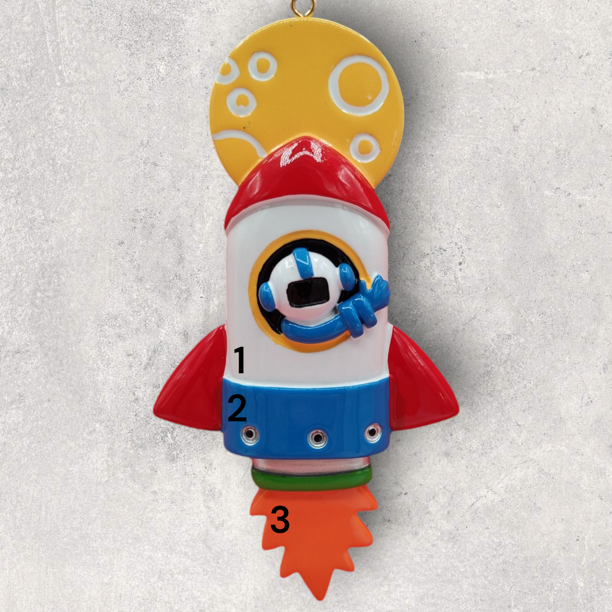 ROCKET SHIP Ornament