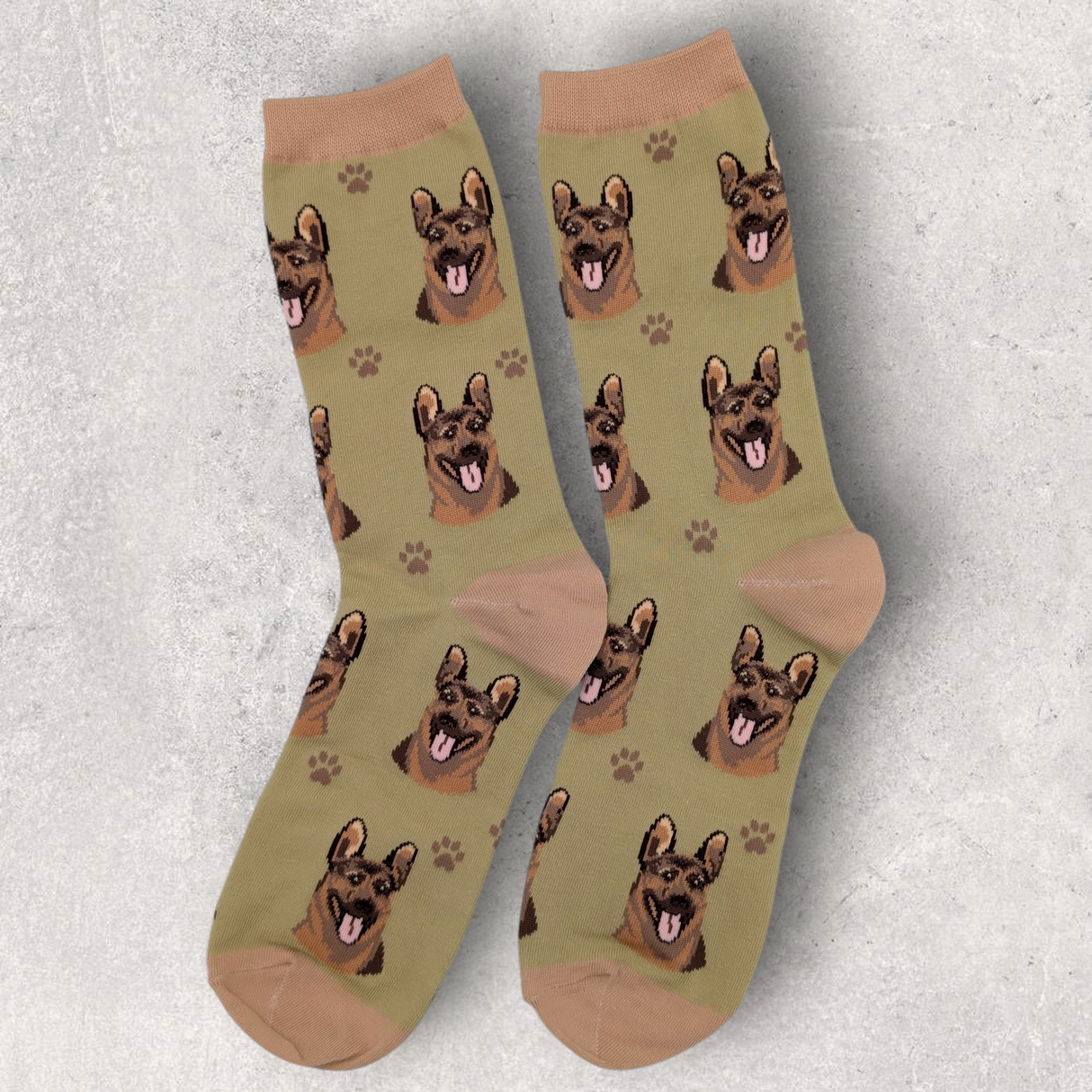 GERMAN SHEPHERD (BLK & TAN) - SOCKS
