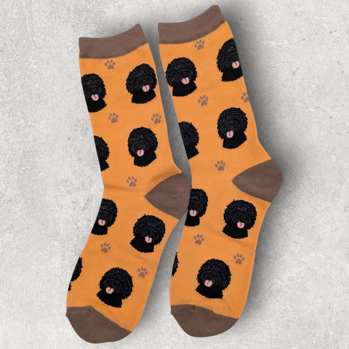 LABRADOODLE - (BLACK) - SOCKS