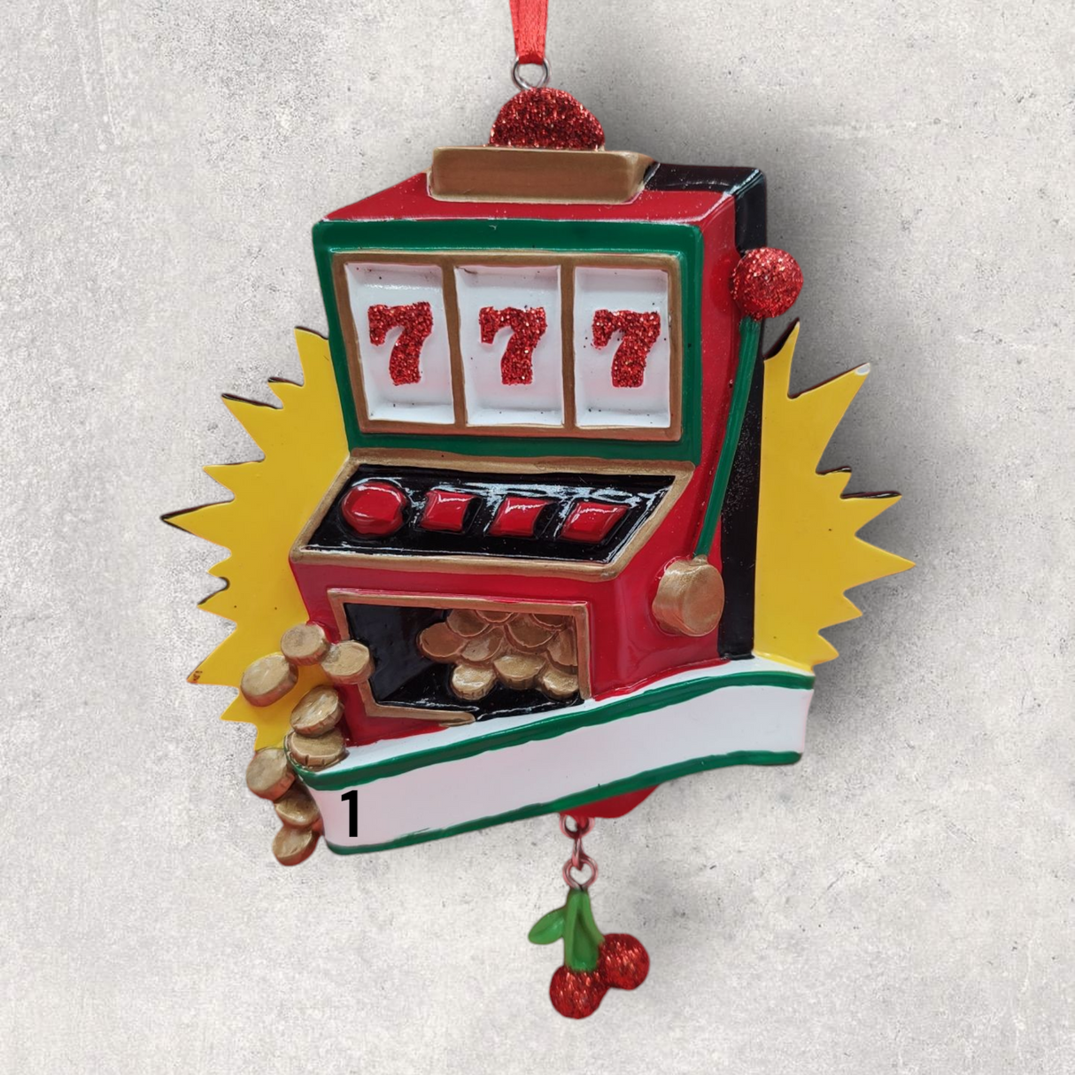SLOT MACHINE / CASINO Ornament