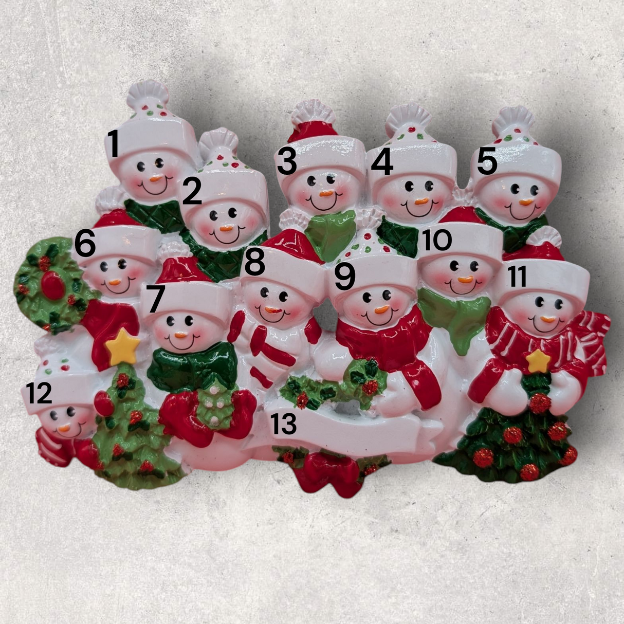 12 SNOWPEOPLE Ornament
