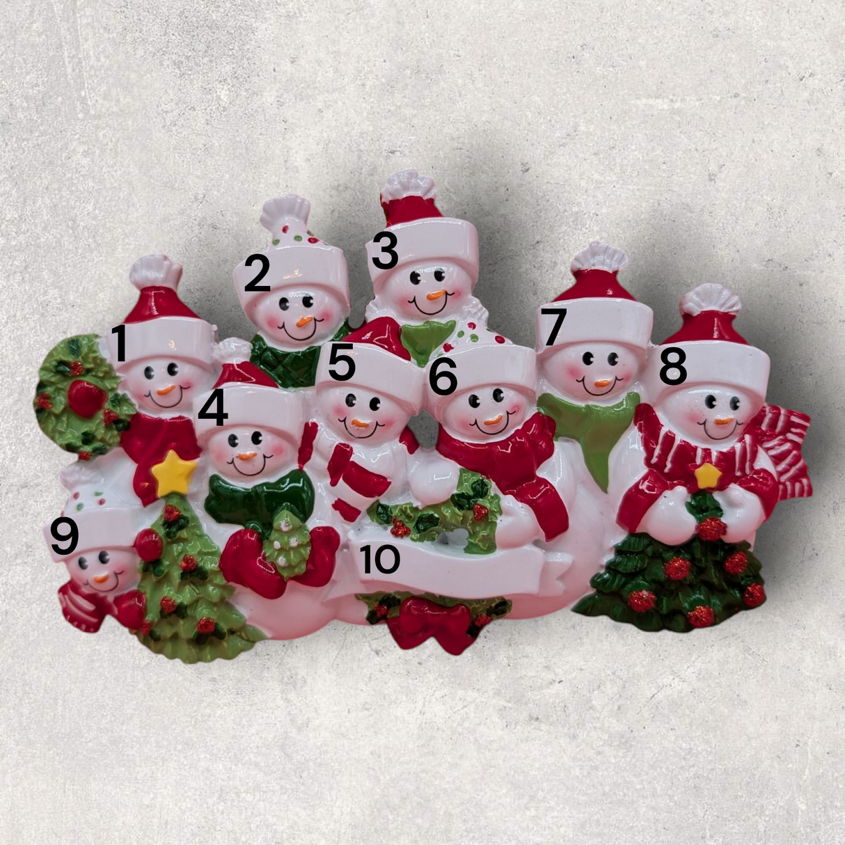 9 SNOWPEOPLE Ornament