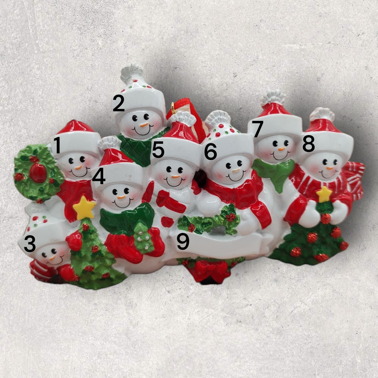 8 SNOWPEOPLE Ornament
