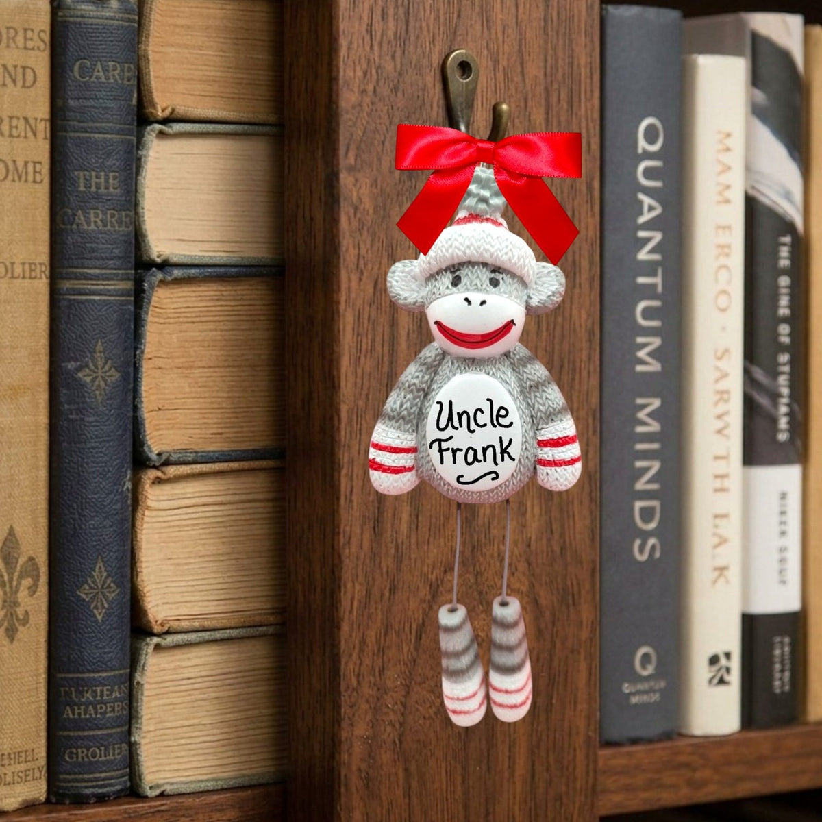Sock Monkey Ornament