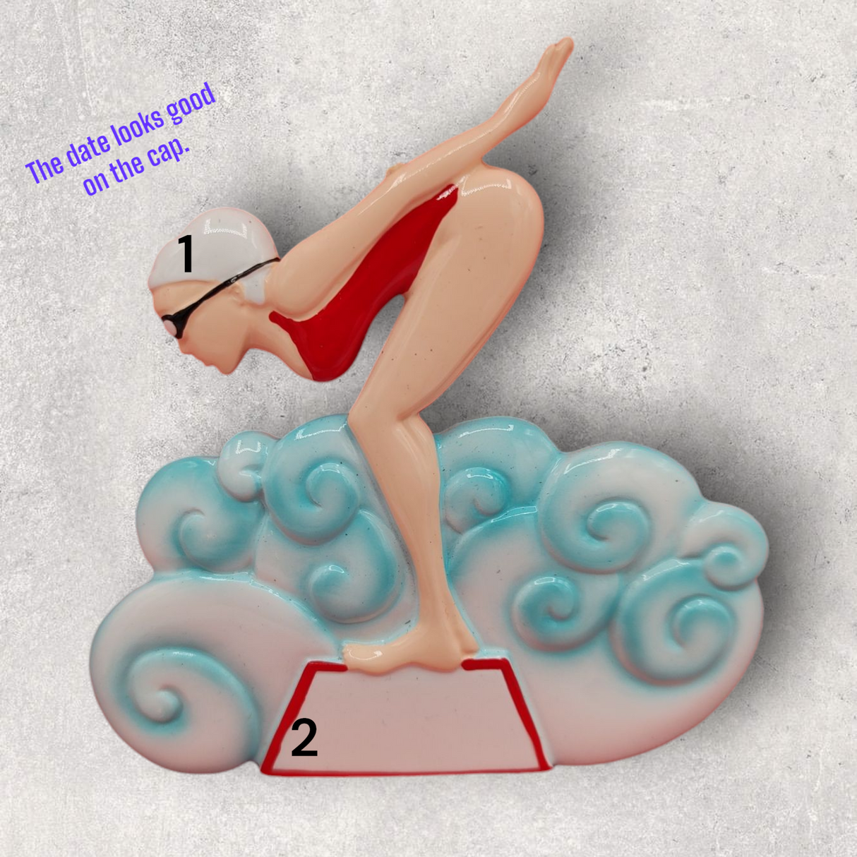 SWIMMER / DIVER Ornament - FEMALE