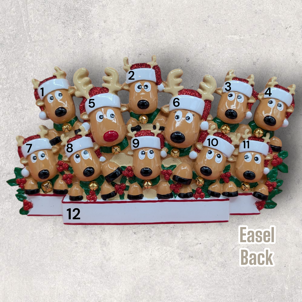 11 REINDEER TABLETOP DECORATION