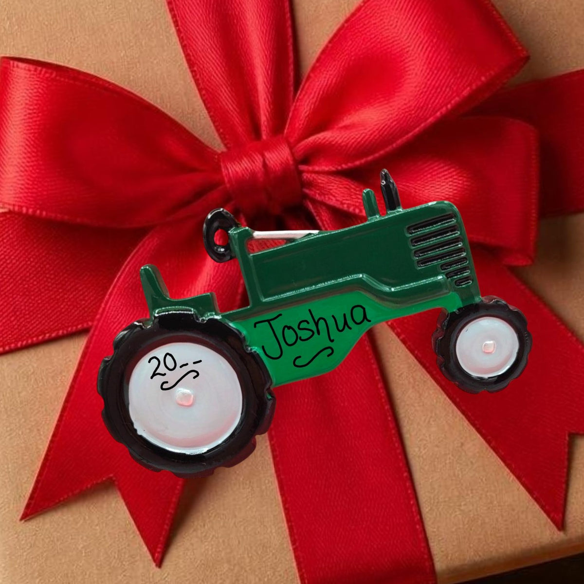 Tractor Ornament - Green