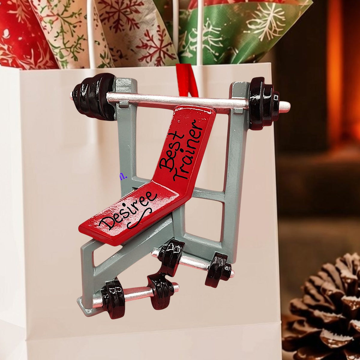 Workout Bench Ornament