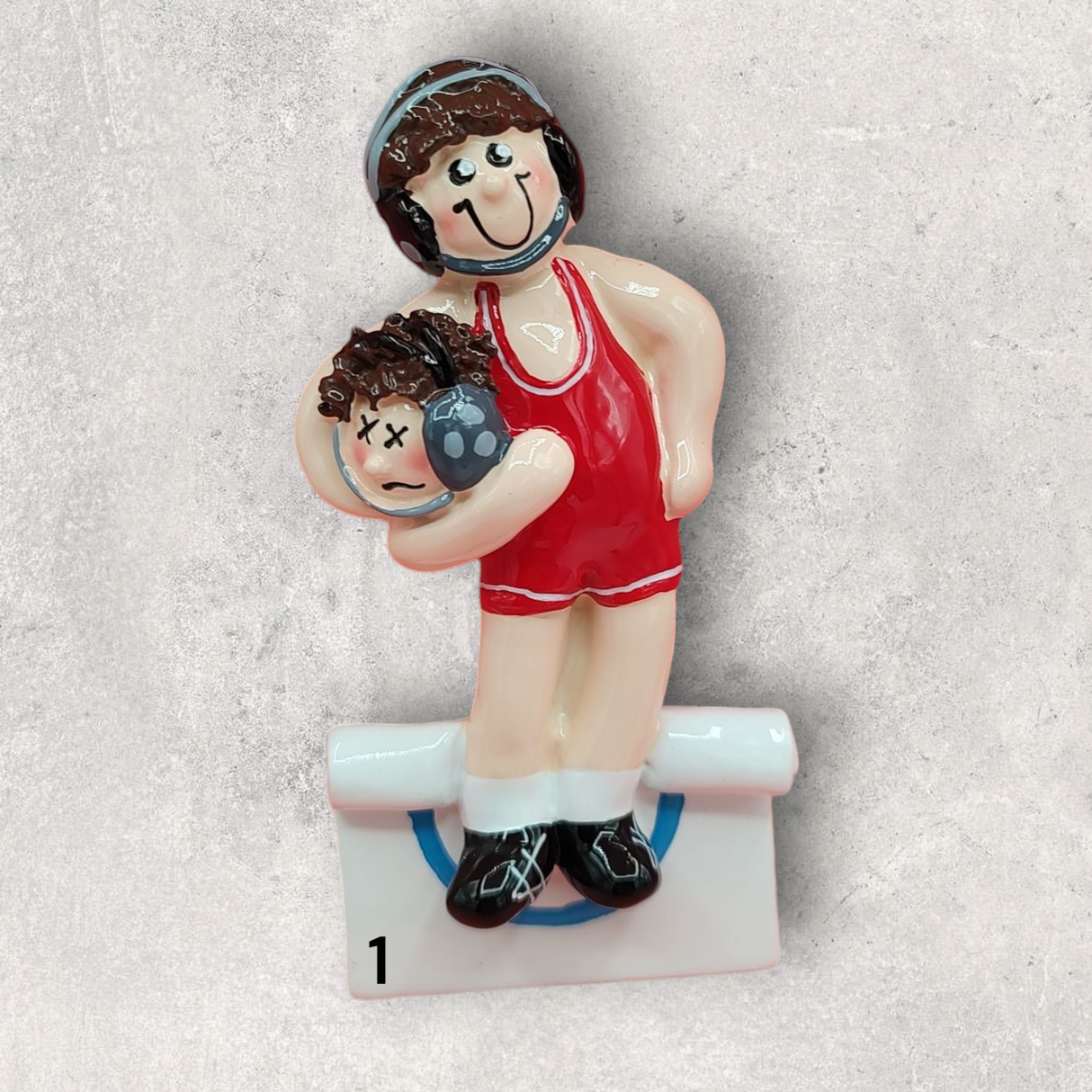 WRESTLING Ornament - BRUNETTE - MALE
