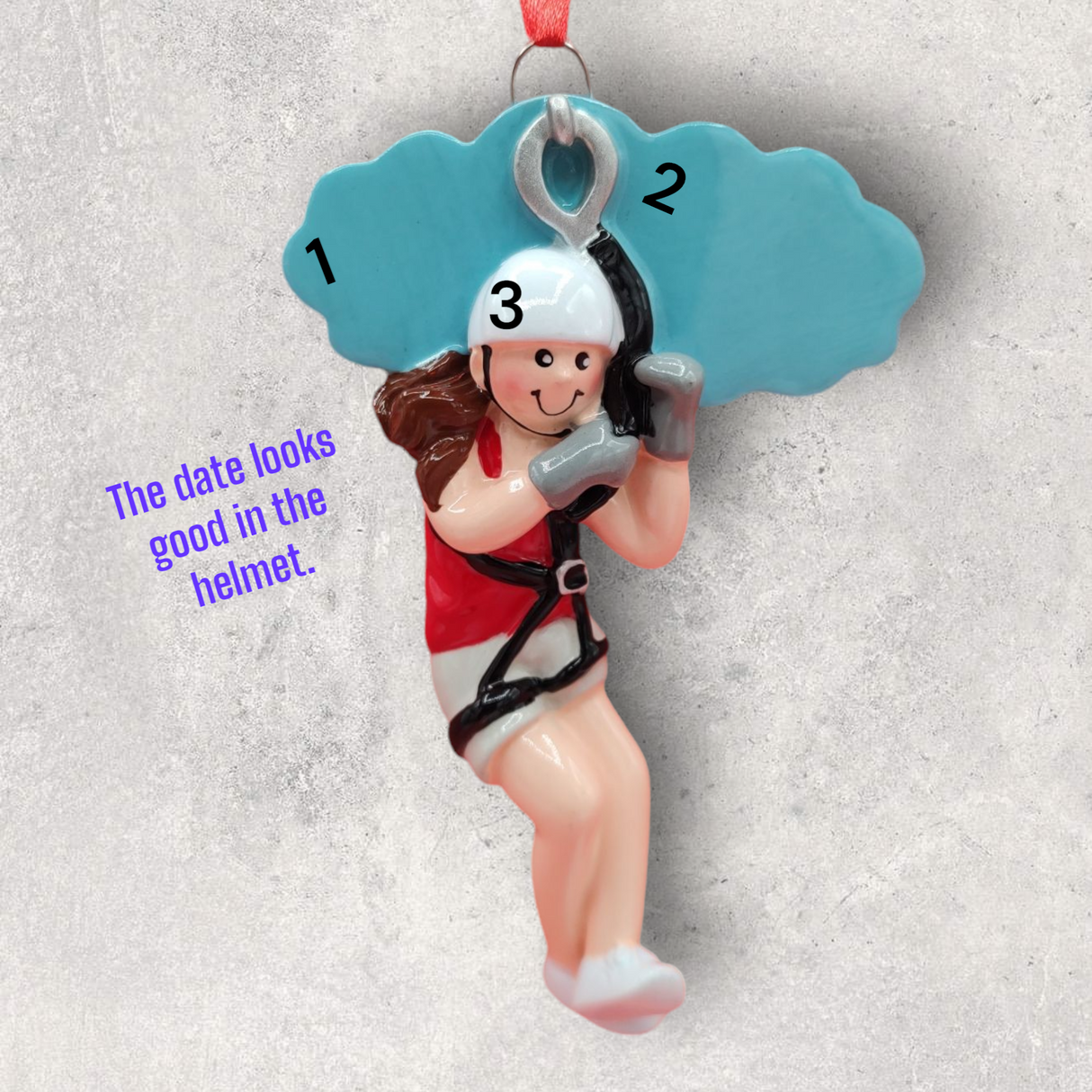 ZIPLINING Ornament - FEMALE