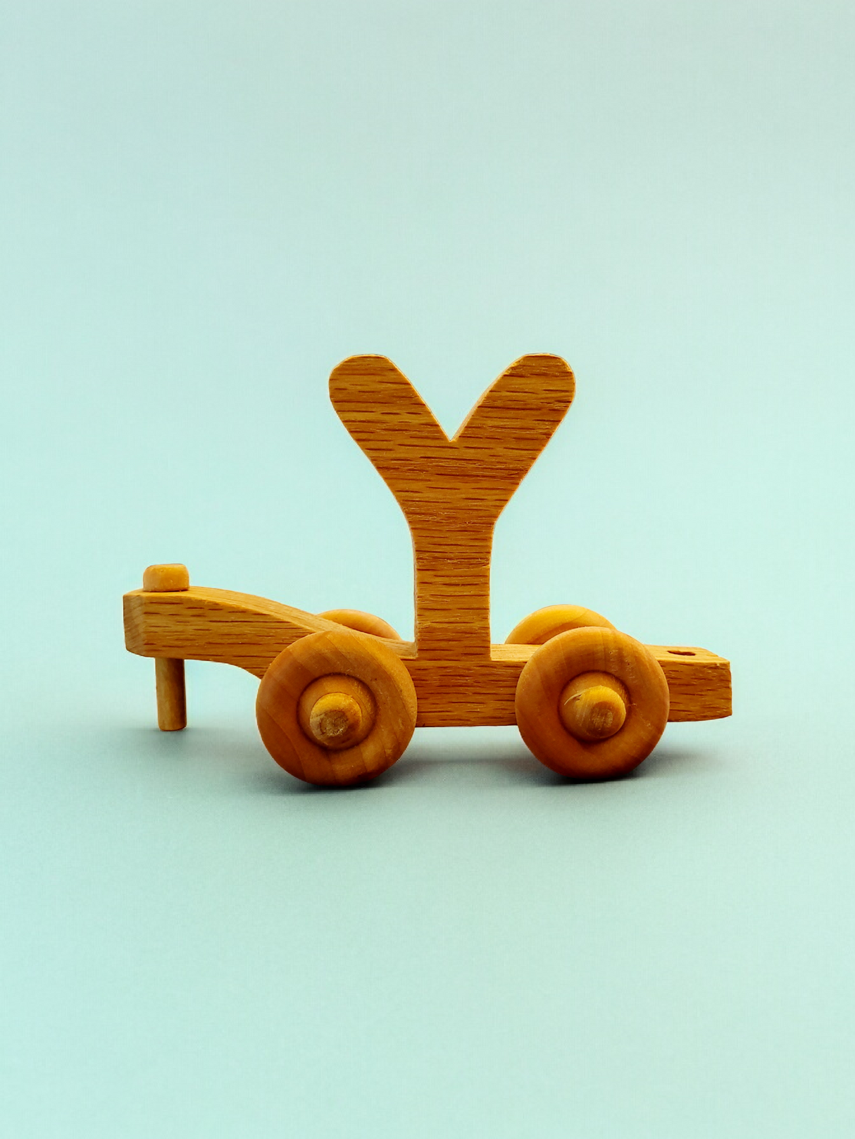 Wooden Alphabet Train Letter Y