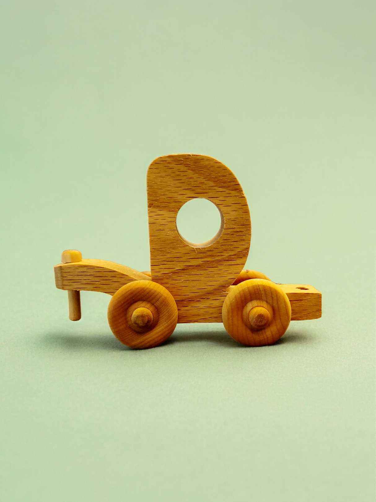 Wooden Alphabet Train Letter D